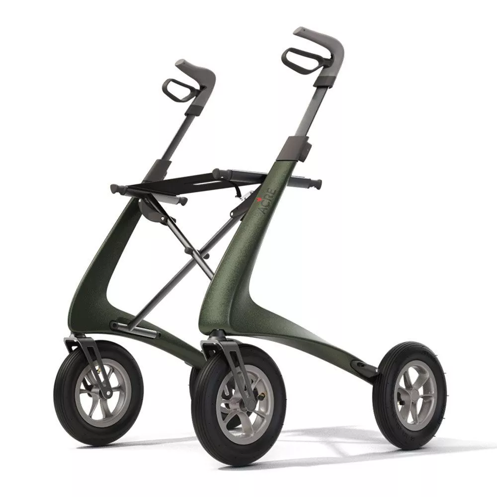 Rollator Carbon Overland Rollator mit Luftbereifung: Ihr verlässlicher Weggefährte