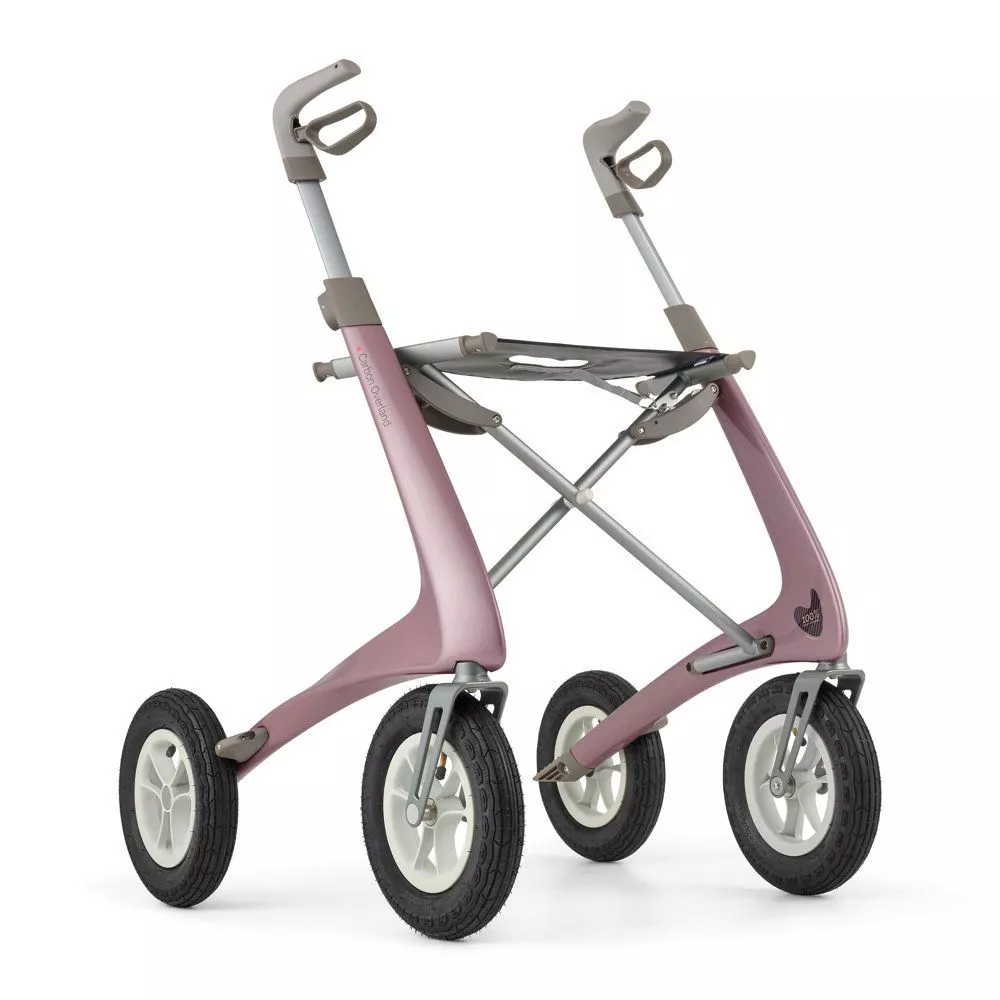 Rollator Carbon Overland Rollator mit Luftbereifung: Ihr verlässlicher Weggefährte