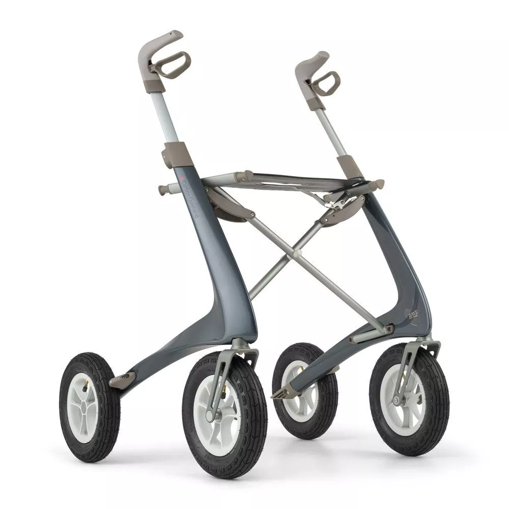 Rollator Carbon Overland Rollator mit Luftbereifung: Ihr verlässlicher Weggefährte