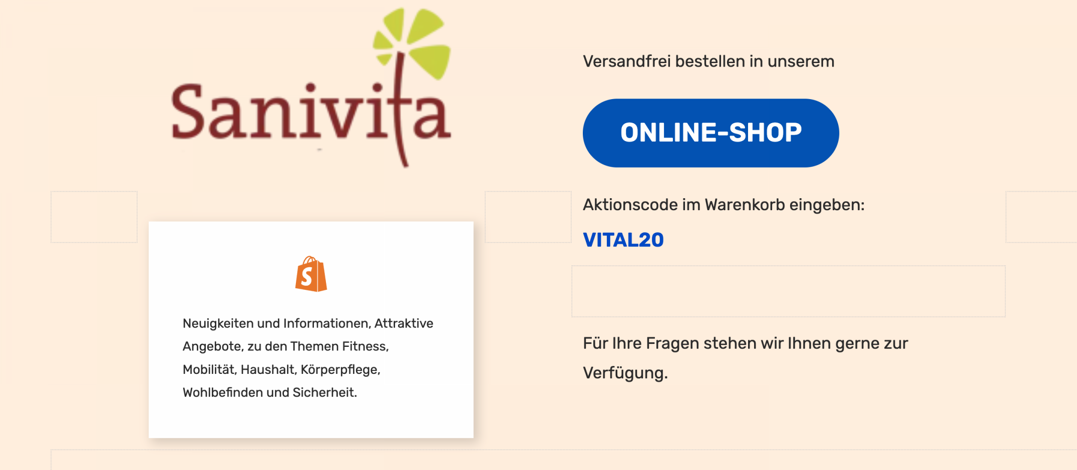 Ansicht des digitalen Sanivita Blätterkatalogs